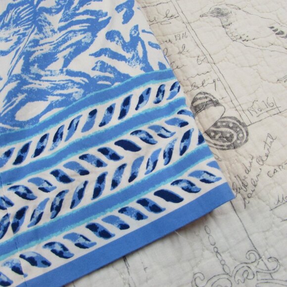 EUC Lilly Pulitzer Resort Fiesta Crab/Lobster Stretch Poplin Resort Mini Dress 2 - Picture 4 of 12